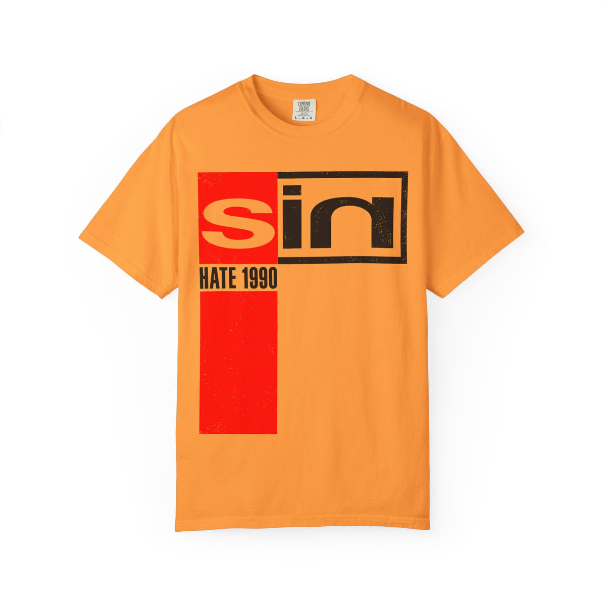 NIN "SIN: Hate 1990" Unisex Garment-Dyed T-shirt