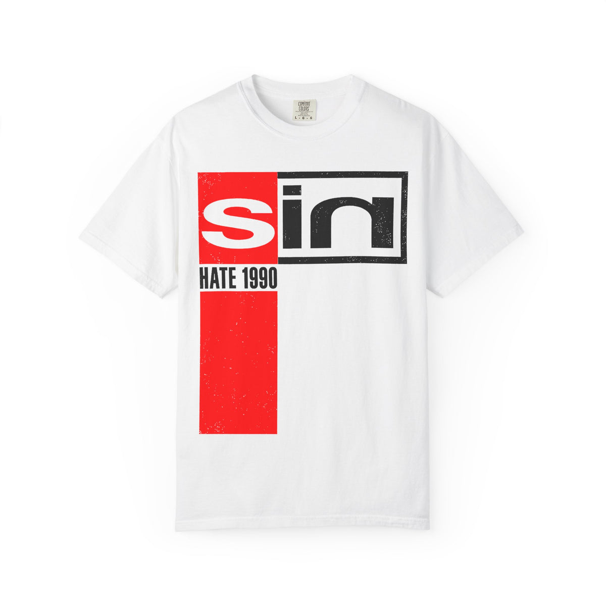 NIN "SIN: Hate 1990" Unisex Garment-Dyed T-shirt
